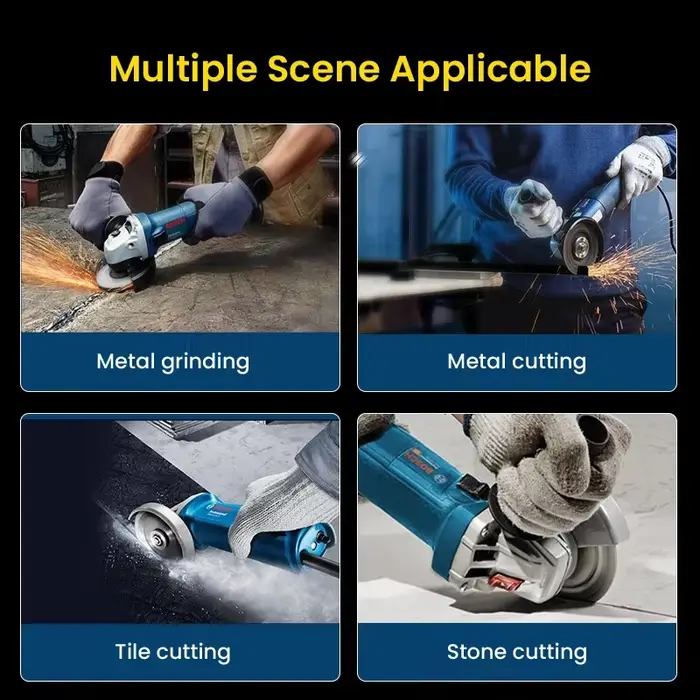 Meuleuse d'angle Bosch GWS 700 filaire 110/220V, machine de polissage et de découpe, 12000 tr/min, disques de 100 mm, machine de meulage électrique, outils électriques