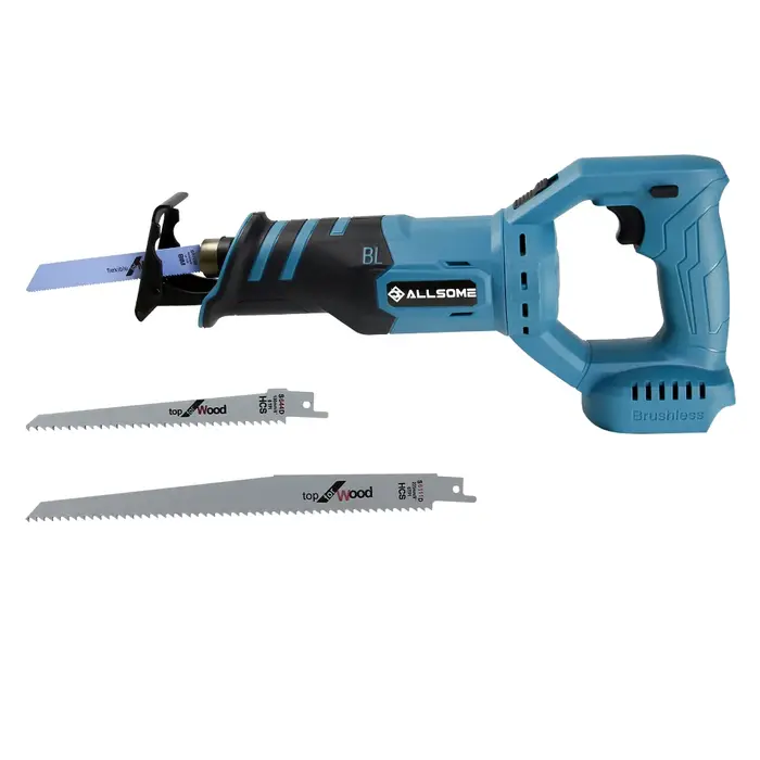 Allsome-Scie alternative électrique pour batterie au lithium Makita, machine de découpe du bois et du métal, 18V