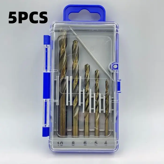 Ensemble de 5 forets métalliques M35 avec étui