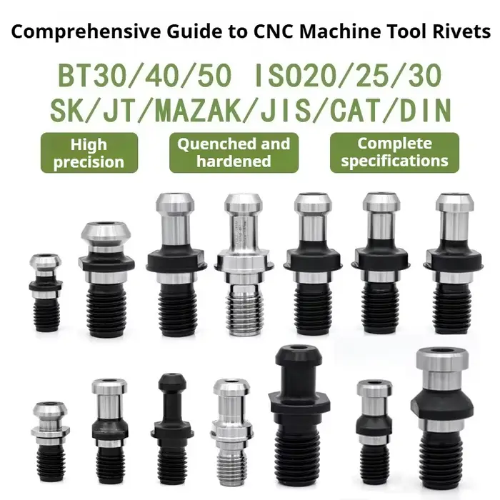 Porte-outils à goujons BT30 BT40 BT50 ISO20 ISO25 ISO30 SK30 SK40 CAT40 CAT50 NBT30