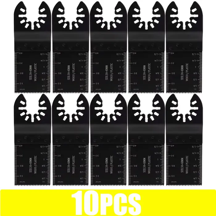 Lames de scie oscillante universelles, 100-10 pièces, lames de coupe multifonctions pour rénovation,