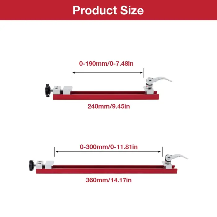 Guide de scie circulaire 240 mm/360 mm
