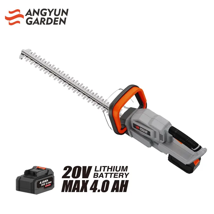Nouvelle tondeuse à haies sans fil 20V avec lame double action de 22 pouces, outils de jardinage por