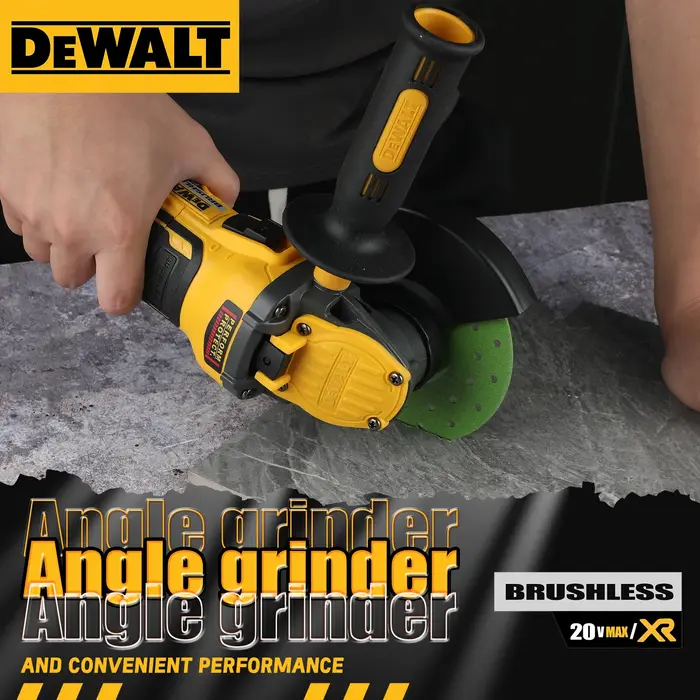 DEWALT DCG409 125mm meuleuse d'angle à tête plate Machine-outil nue Machine de découpe 20v meuleuse 