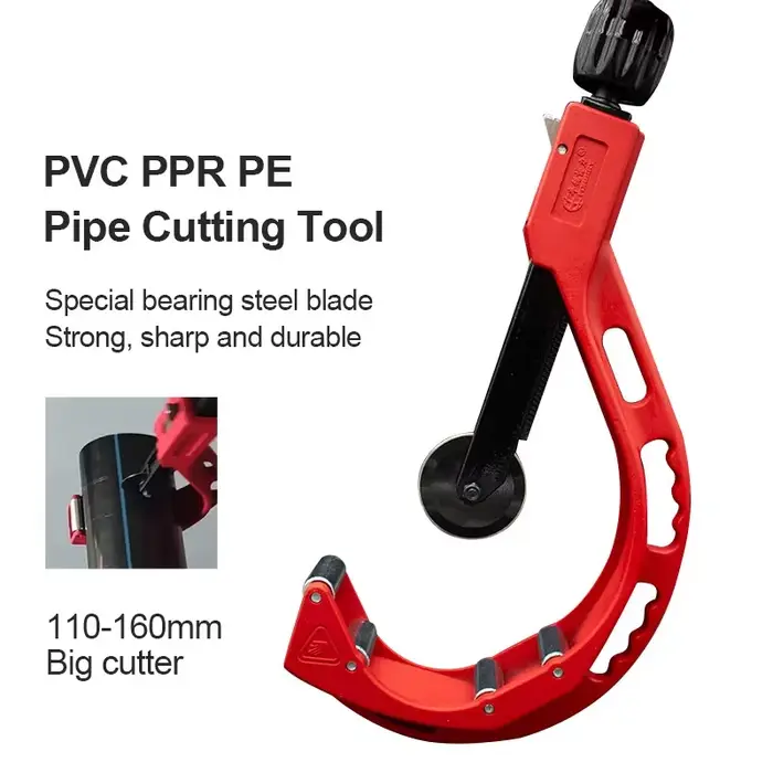Coupe-tube PVC, coupe-tube double usage en acier allié