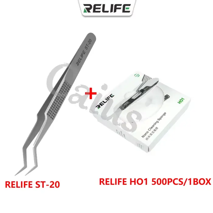 RELIFE ST-20 pince à épiler de positionnement de puce ligne volante de haute précision pince Super d