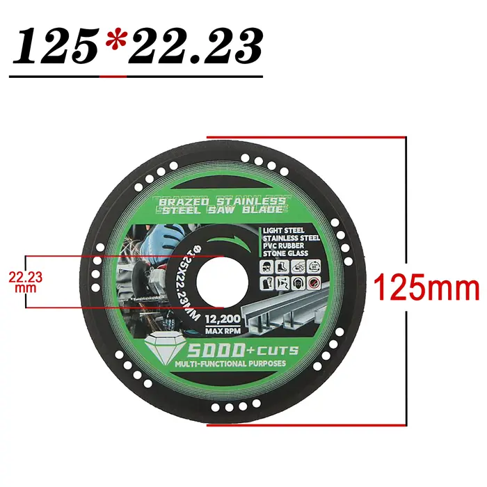 Layzen 115/125mm 1.5mm roue de coupe diamant