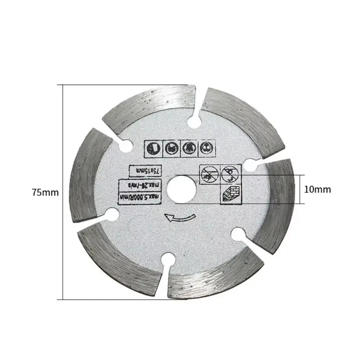 Ensemble de 7 lames de scie circulaire de 3 pouces