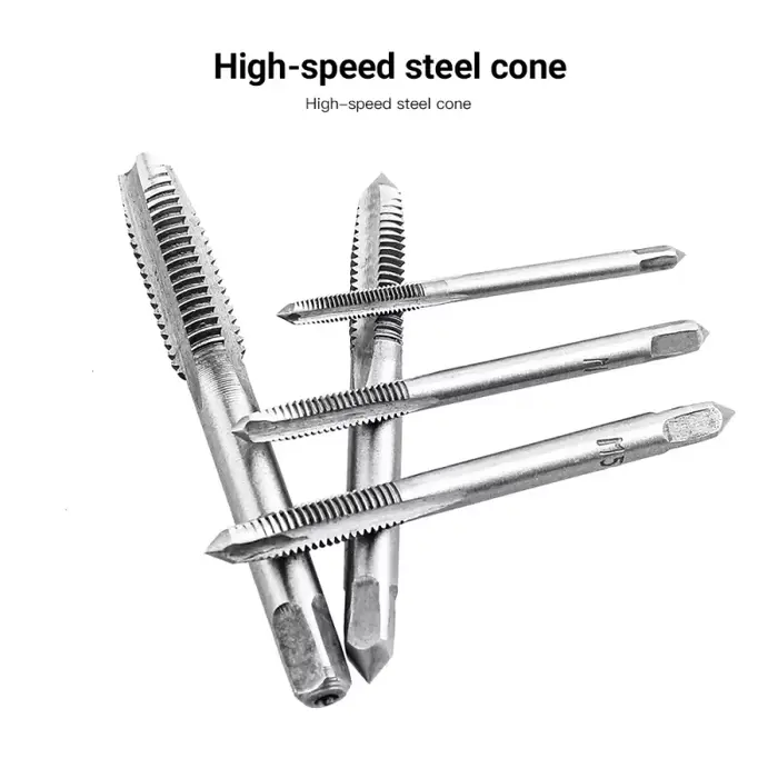 Jeu de perceuses à clé de type T de haute qualité, outils de taraudage manuel, Machine à filetage, foret hélicoïdal M3/M4/M5/M6/M8, jeu de tarauds, outil de bricolage