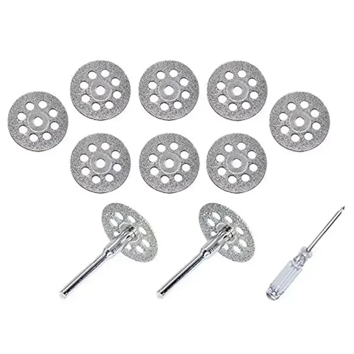Lame de scie circulaire diamantée à 8 trous