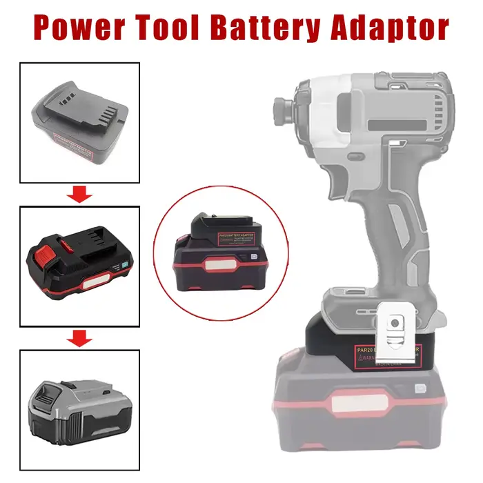 Adaptateur de batterie Li-ion 20V pour Parkside