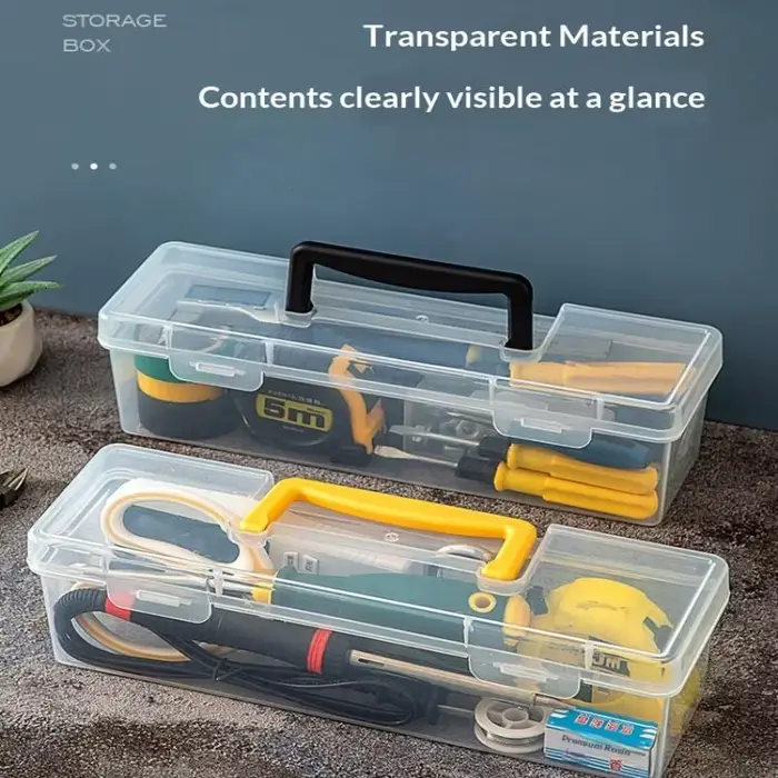 ●Tool Parts Storage Box Set Multi-Compartment Tool Organizer