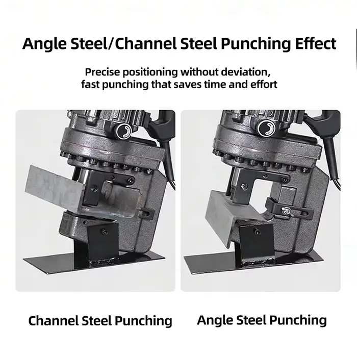 Machine de poinçonnage électrique portable pour acier profilé
