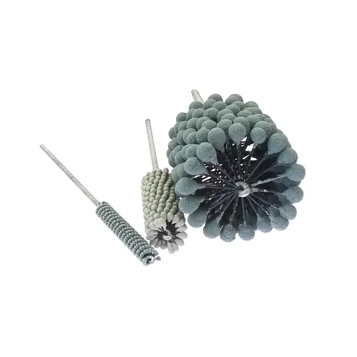 Brosse de polissage de forage pour le meulage de tubes de tuyaux