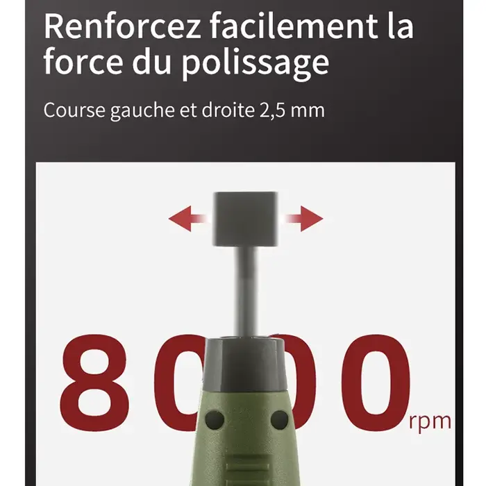 Ponceuse alternative de type stylo