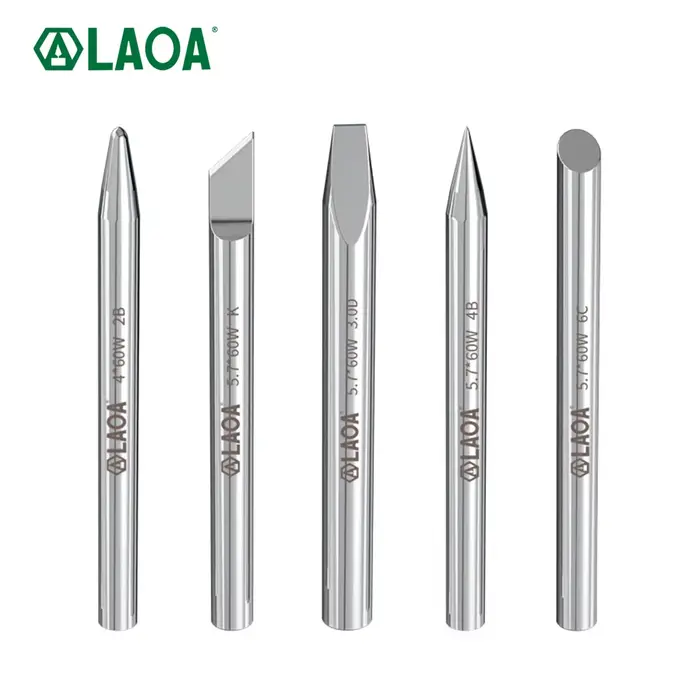 LAOA – pointe de fer à souder électronique en forme de fer à cheval, pointue émoussée, chauffée à l'