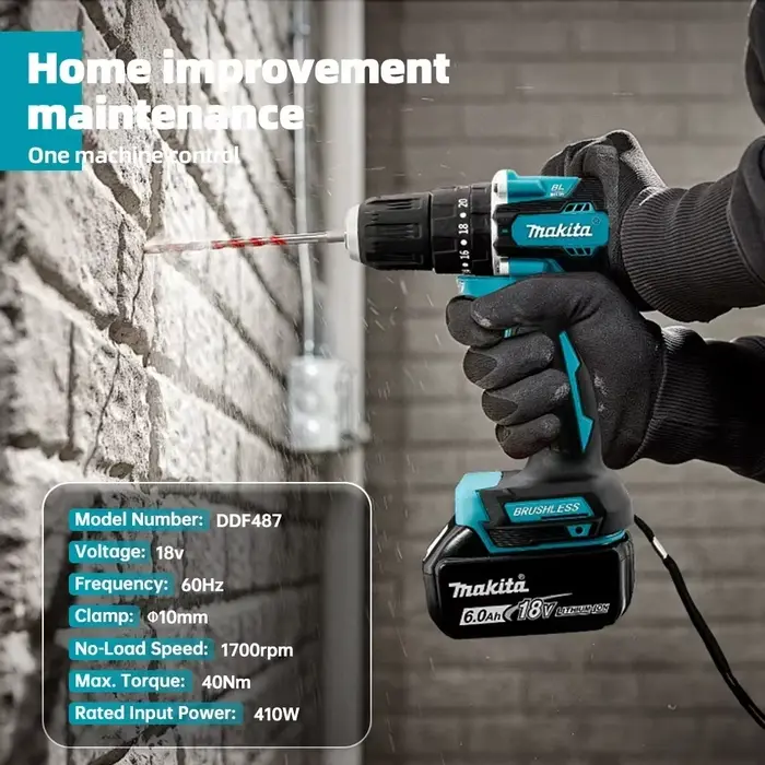 Makita DDF487 Perceuse-visseuse sans fil 18V sans balais