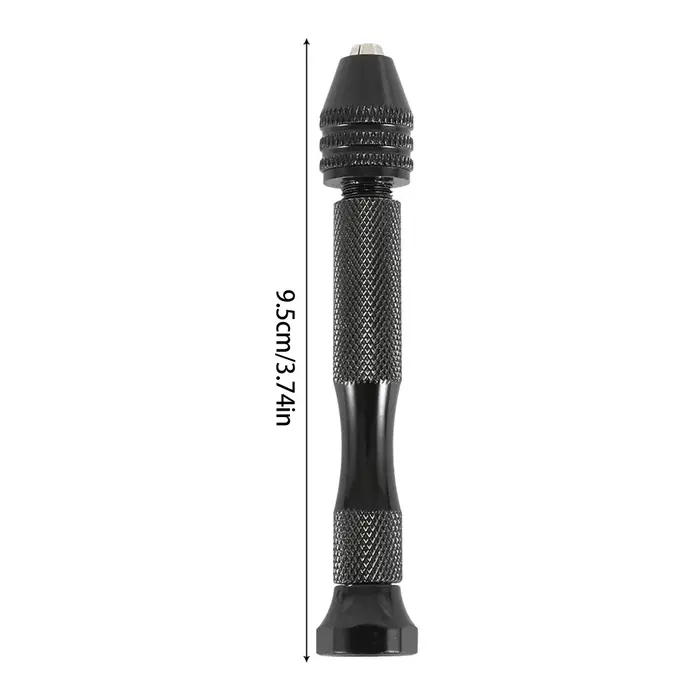 49 Mini pièces étau à broche de précision perceuse de loisir avec modèle de forets à main torsadés ensemble pour outil de perçage de bricolage accessoires de travail du bois