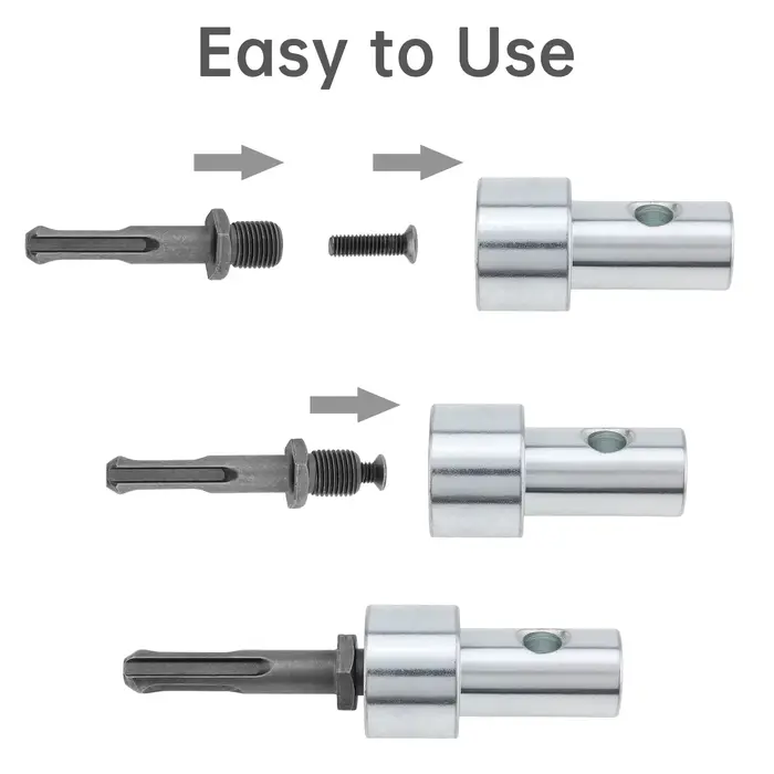 Adaptateur de perceuse électrique tarière de jardin pour connecter