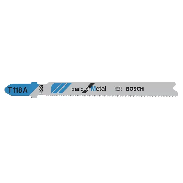 BOSCH 2608631013 Lame de scie incurvée T118A de base pour le métal HSS