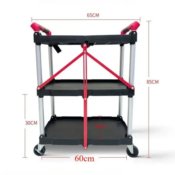 Armoire de Rangement d'Outils Pliable en Alliage