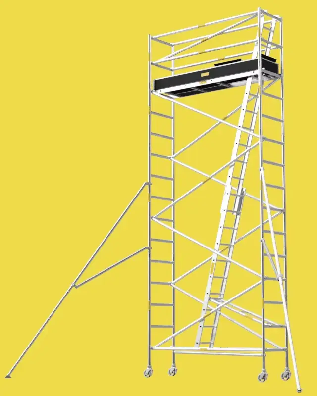 Échelle pliante télescopique en aluminium 4