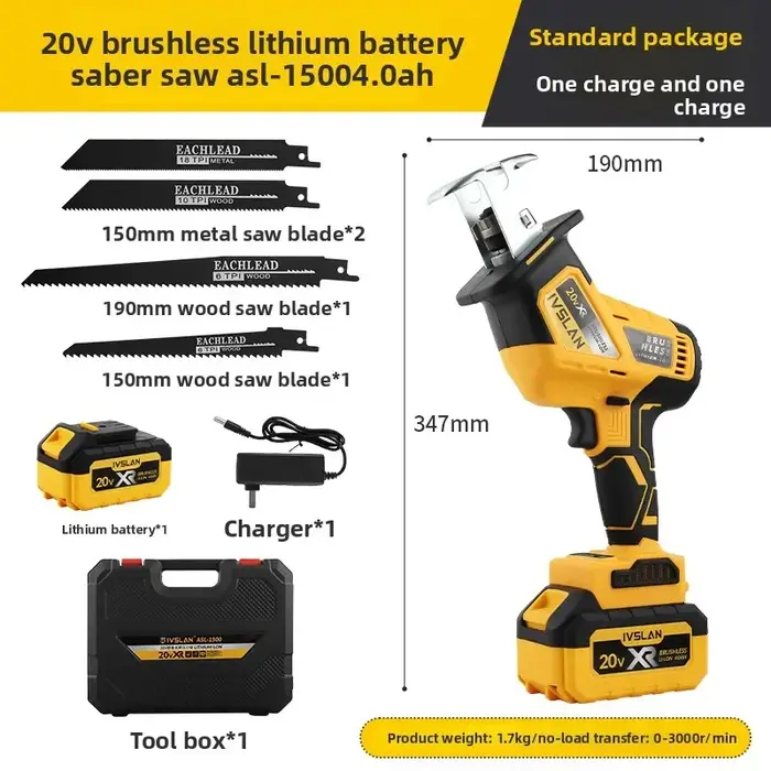 Scie sauteuse électrique sans fil 110V/220V
