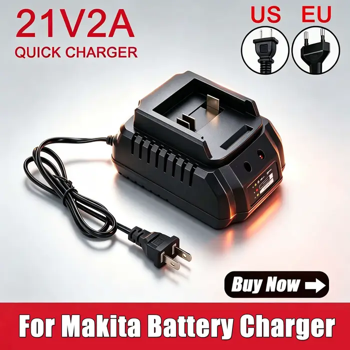 Chargeur de batterie universel pour Makita 18V 21V Li-ion BL1415 BL1420 BL1815 BL1830 BL1860