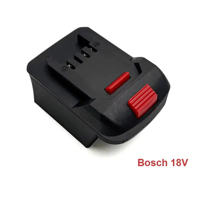 Adaptateur pour outils Li-ion Lidl Parkside X20V pour Milwaukee/Bosch/Makita, adaptateur de batterie