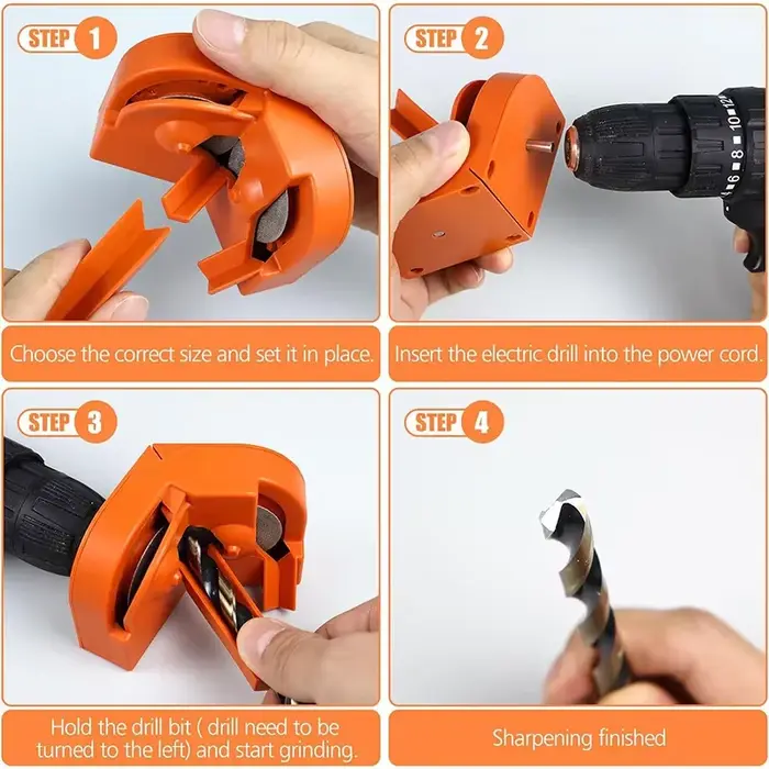 Affûteur de couteaux de perceuse à percussion électrique