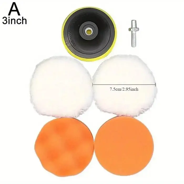 Kit de polissage de voiture 6 pièces