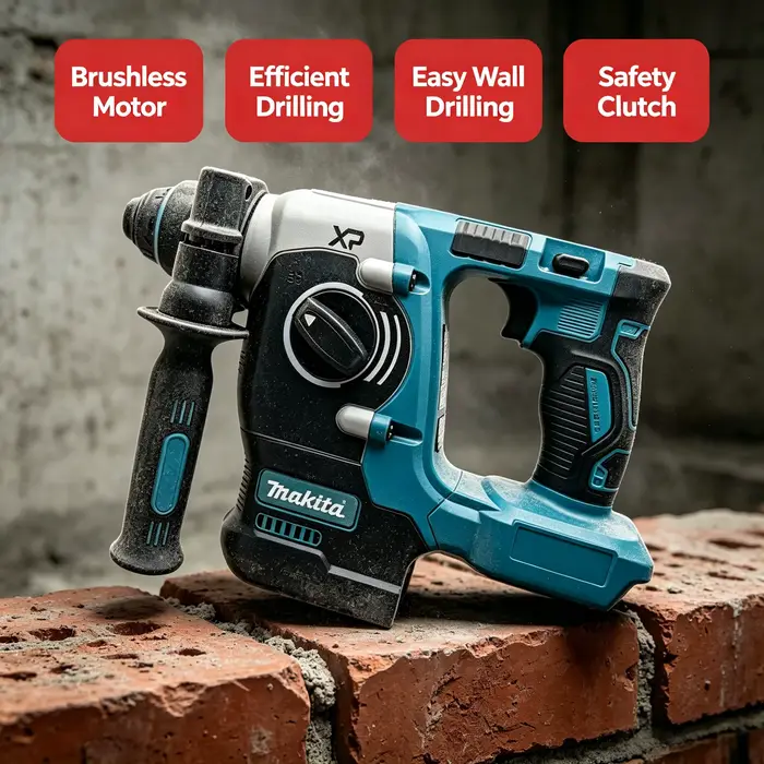 Marteau perforateur rotatif sans fil Makita 18V