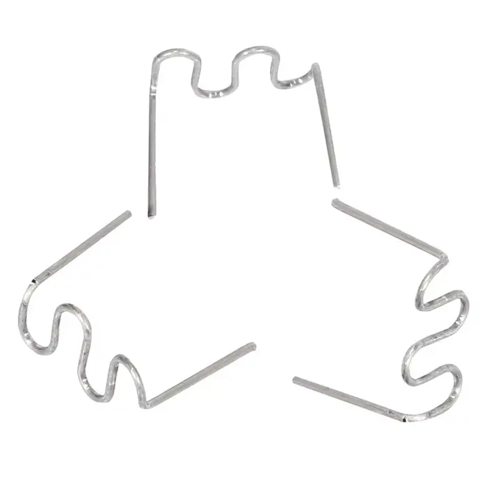 Agrafes ondulées S 0.8mm 0.6mm, pour carrosserie de pare-chocs de voiture, Kit de réparation d'agraf