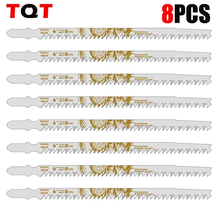 Lame de scie sauteuse en acier inoxydable 8Tpi