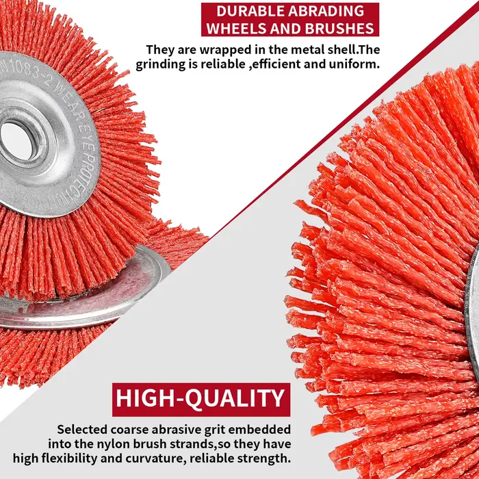 Brosse à roue en Nylon 100/125m