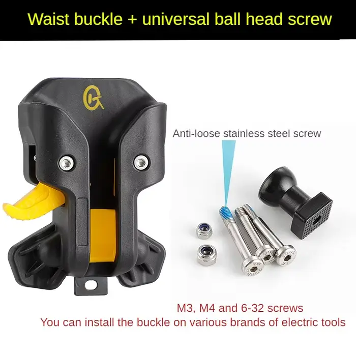 Outils électriques portables crochets de suspension rapides électricien taille outil stockage perceu