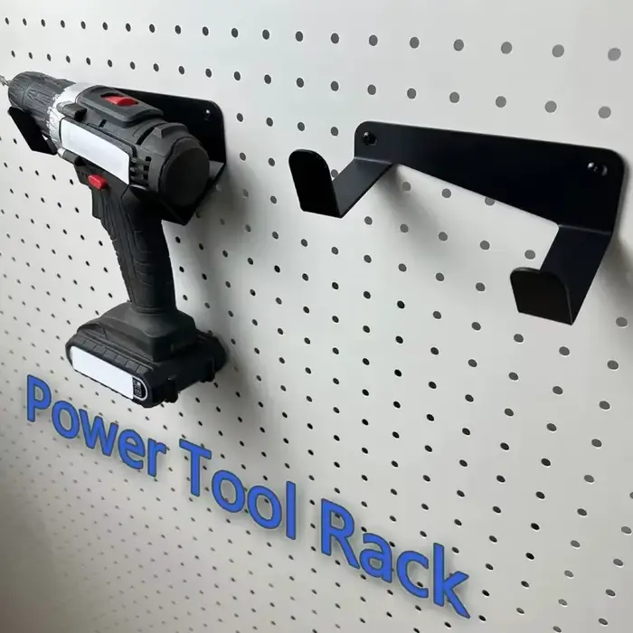 Support métallique pour outils électriques mural
