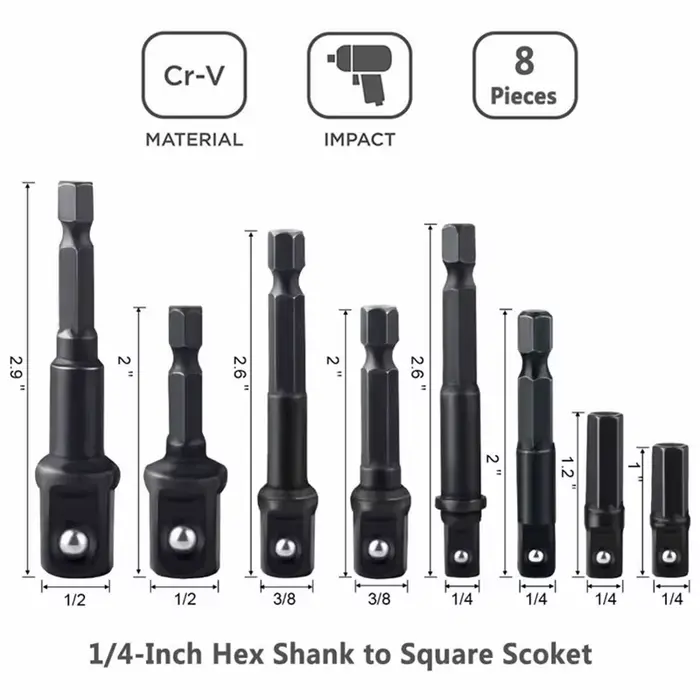 Adaptateur de douille à percussion et réducteur