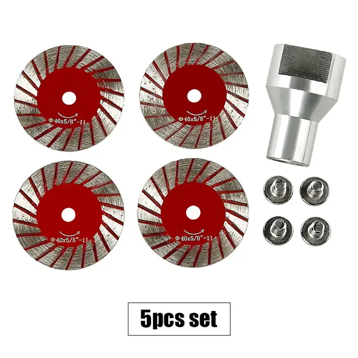 LOZLIN M14 5/8-11 Jeu de lames de scie diamantées à filetage