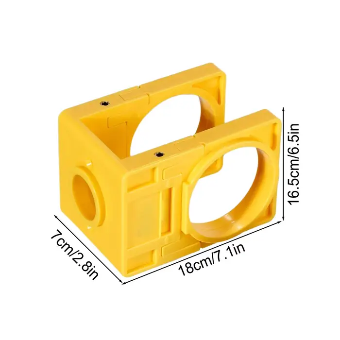 Kit de perçage pour poignées de porte 1-3/8" - 1-3/4" avec gabarit de guidage