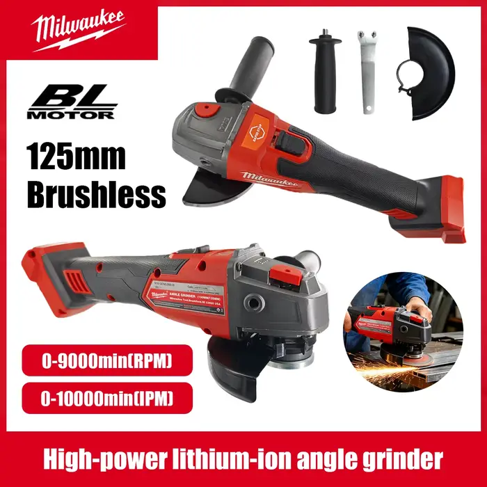 Meuleuse d'angle Milwaukee 125 mm sans balais