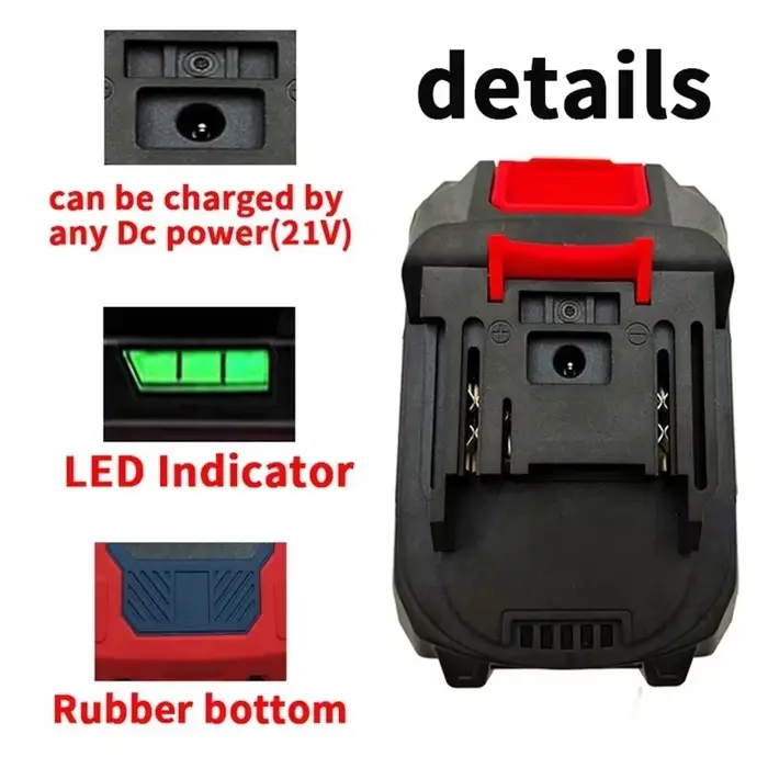 Batterie lithium rechargeable 18V 21V 6.0 9.0 12.0Ah pour outils électriques Makita 18V