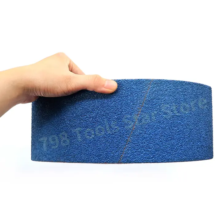 5 bandes abrasives bleues 915x100mm