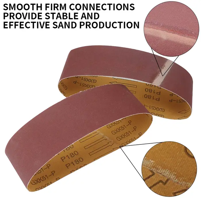 10 pièces 75x533mm bandes abrasives