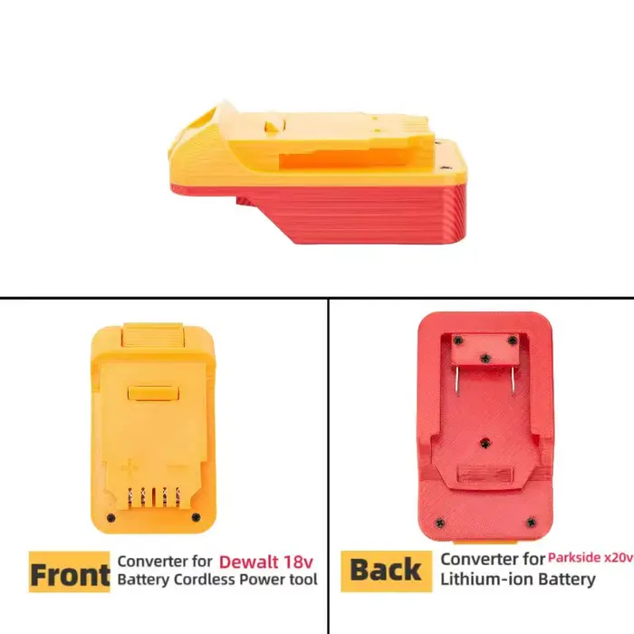 Adaptateur de conversion de batteries pour Lidl Parkside X20V Lithium