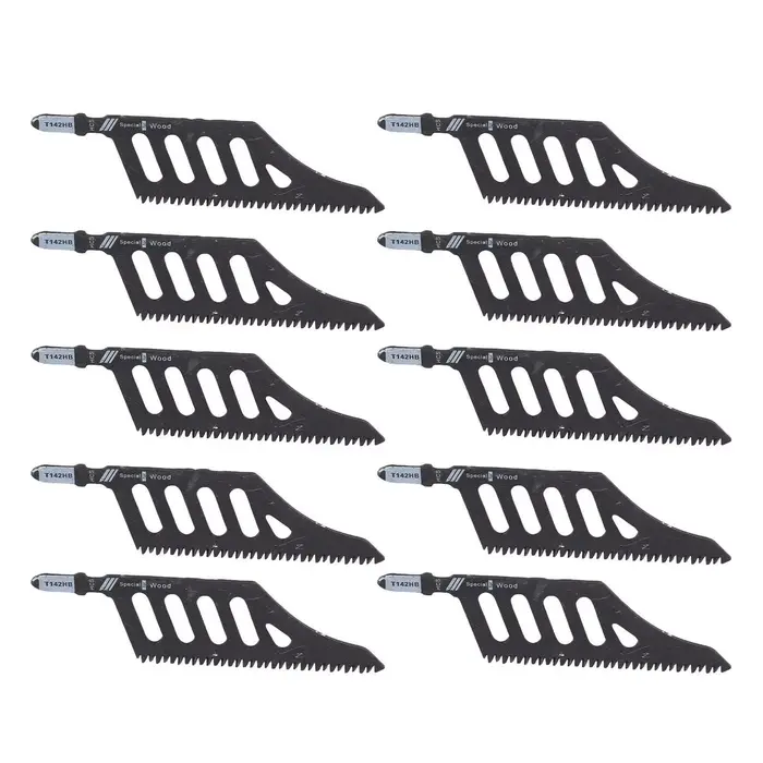 Lames de scie sauteuse pour coupes d'angle à 90 degrés, lames de scie irrégulières pour bois, plastique, panneaux de fibres, lames de scie courbées, lames de scie sauteuse