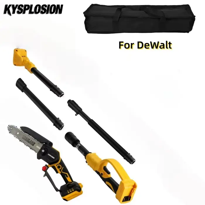 Sécateur électrique télescopique 3 en 1 sans balais 32 mm, 2800 W, pour branches hautes, outil de ja