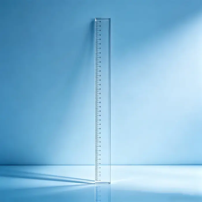 Règle de presse-papier multifonction – Grille de coupe en acrylique de 50 cm d'épaisseur pour la conception graphique