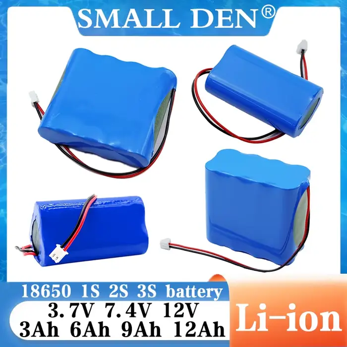 Batterie NCR18650B 1s1p 1s2p 1s3p 2s1p 2s2p 2s3p 3s1p 3s2p 3s3p 3.7V 7.4V 12V 3000mAh tournevis perceuse électrique