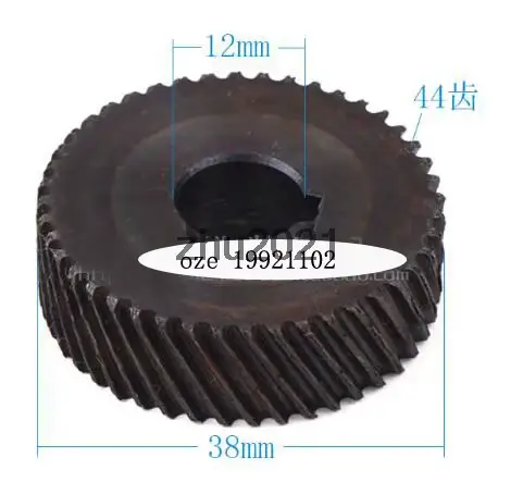Pièce de rechange pour scie électrique, engrenage biseauté en spirale, 44 dents, diamètre extérieur 